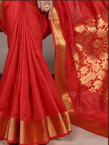 Raw Silk Zari Sarees