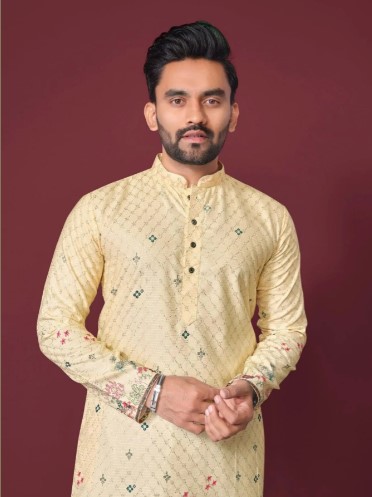 Cotton Rayon Kurta and Raymond Cotton Pyjama