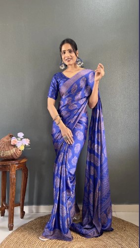Soft Moss Silk Saree