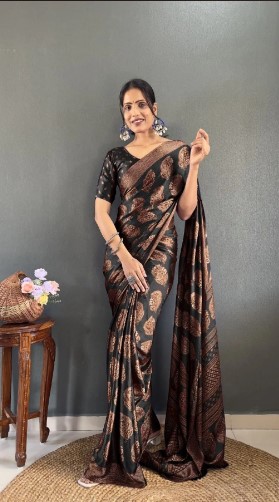 Soft Moss Silk Saree