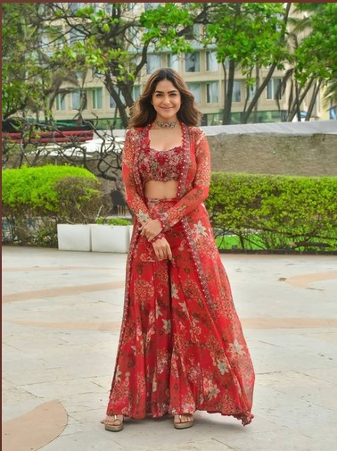 Floral Koti Sharara Set