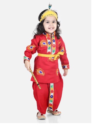 Kanhaiya Dhoti Kurta with Mukut Bansuri