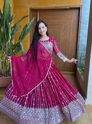 Fox Georgette Lehenga Choli