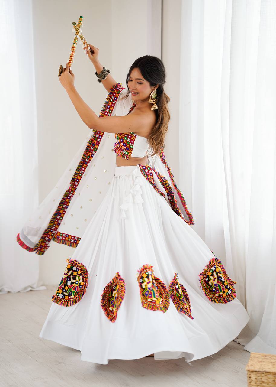 Navratri Special Havy Rayon Lehenga Choli