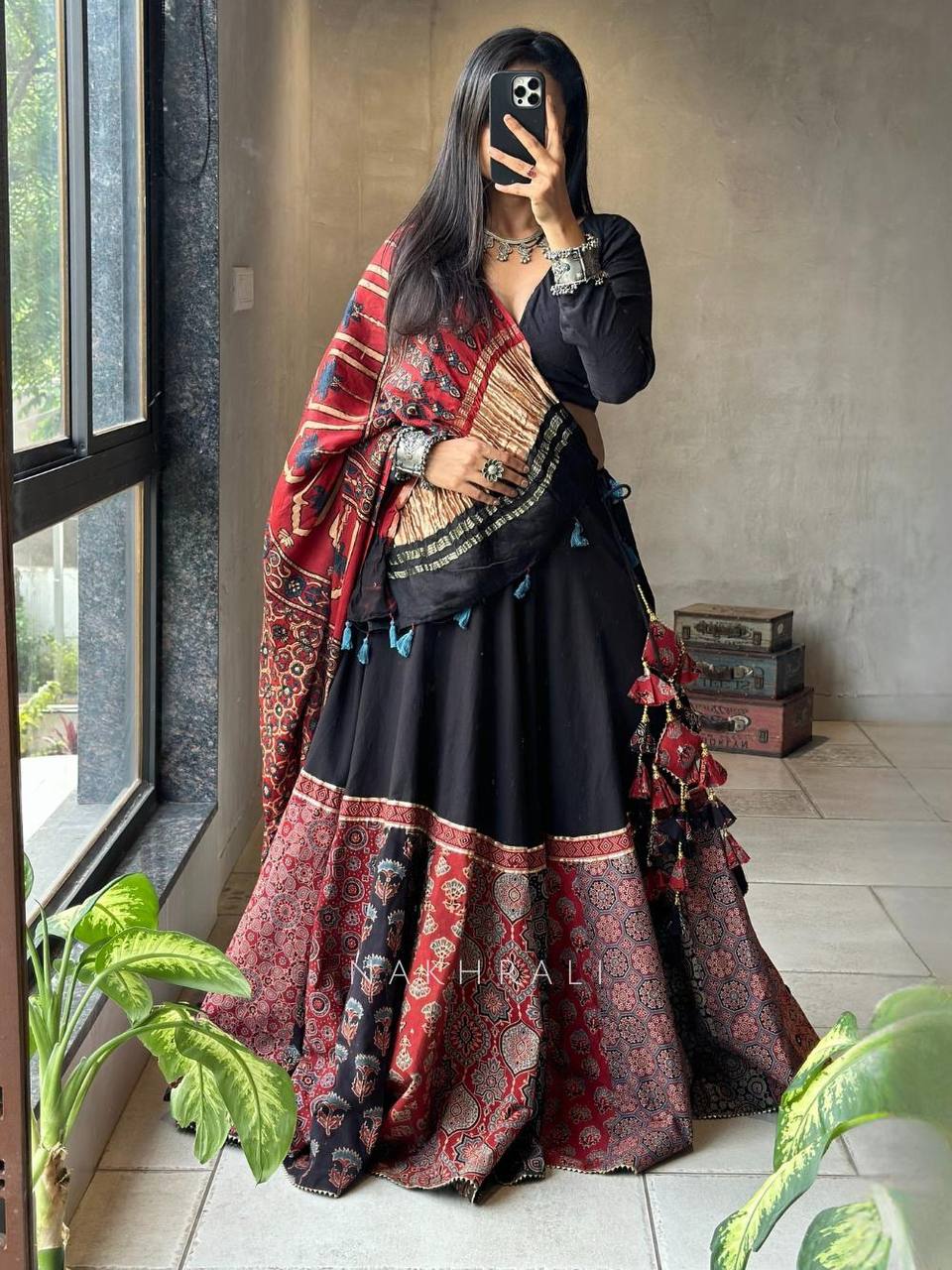 REYON WITH PRINT FULLSTITCHED Lehenga Choli